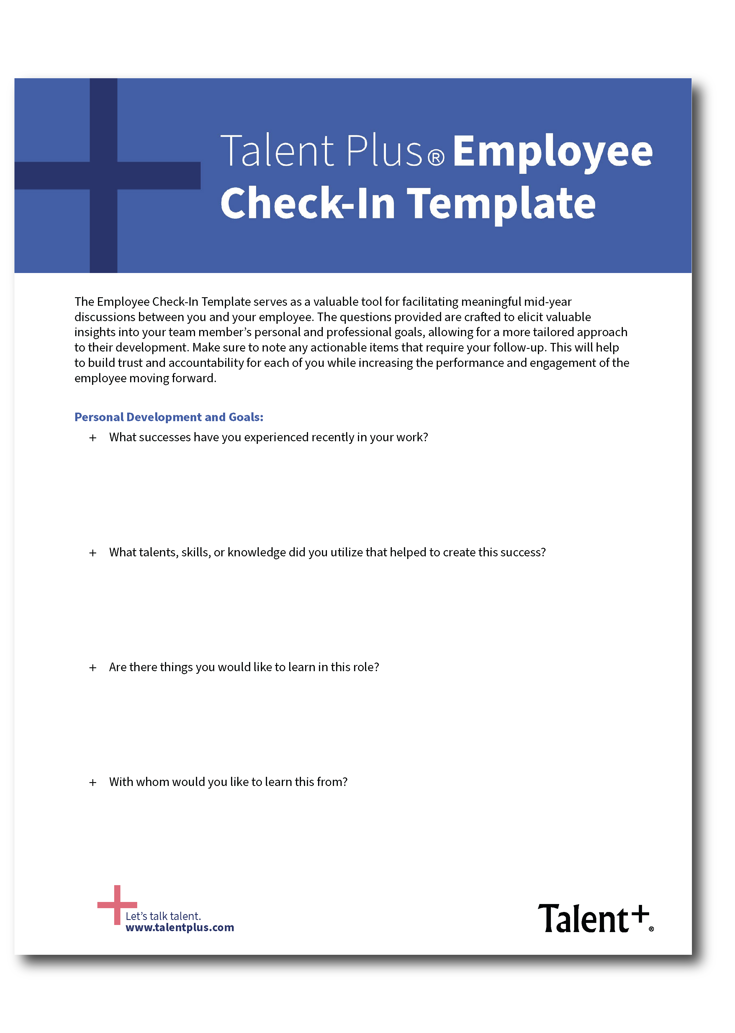 Employee Check-In Template Cover